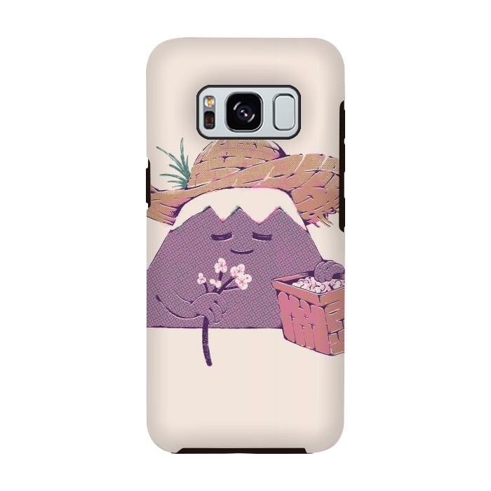 Galaxy S8 StrongFit Mount Fuji Spring - Sticker by Ilustrata
