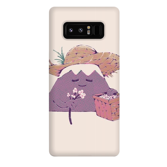 Galaxy Note 8 StrongFit Mount Fuji Spring - Sticker by Ilustrata