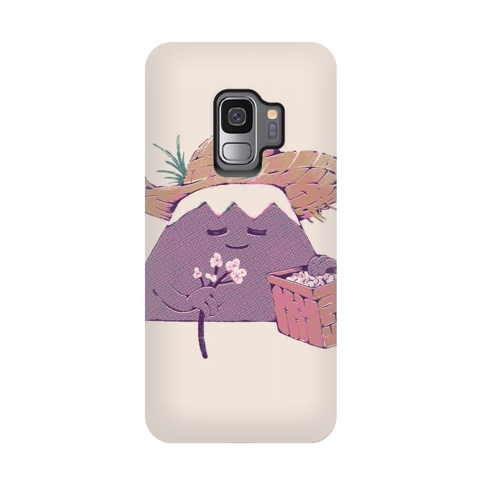 Galaxy S9 StrongFit Mount Fuji Spring - Sticker by Ilustrata