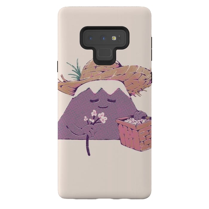 Galaxy Note 9 StrongFit Mount Fuji Spring - Sticker by Ilustrata