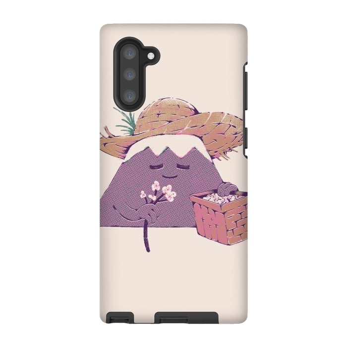 Galaxy Note 10 StrongFit Mount Fuji Spring - Sticker by Ilustrata