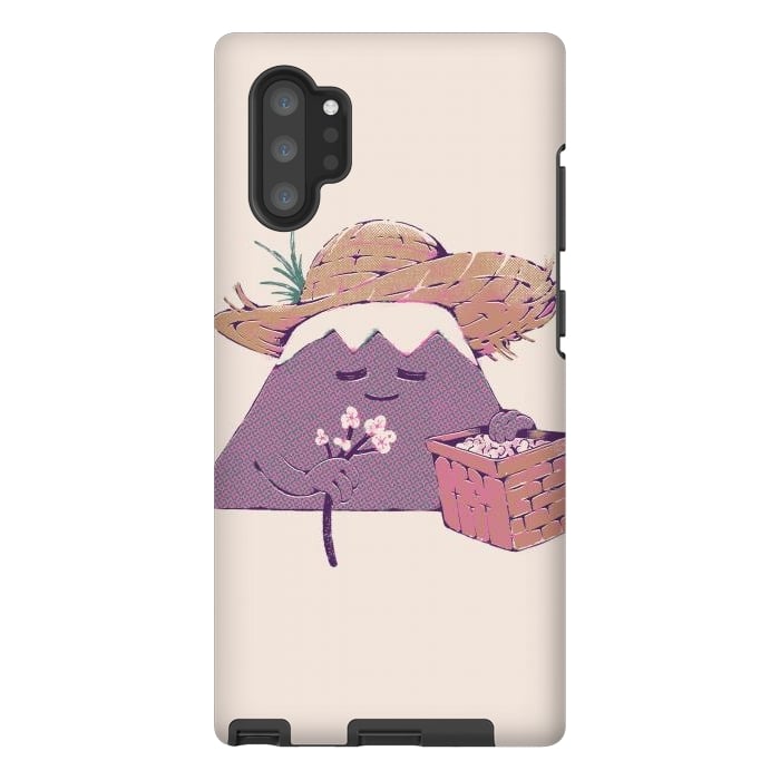 Galaxy Note 10 plus StrongFit Mount Fuji Spring - Sticker by Ilustrata