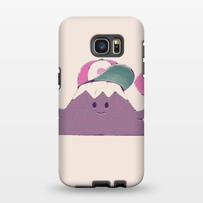 Galaxy S7 EDGE StrongFit Mount Fuji Summer Sticker by Ilustrata