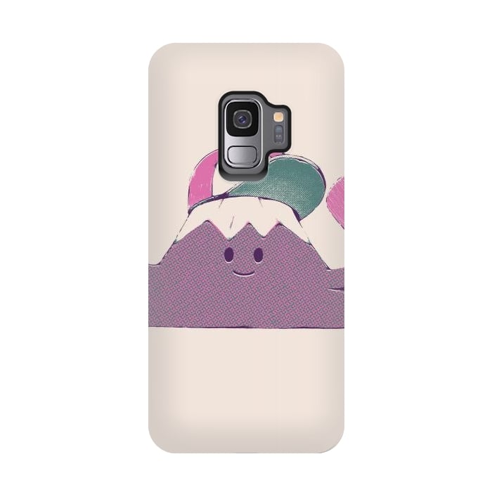 Galaxy S9 StrongFit Mount Fuji Summer Sticker by Ilustrata