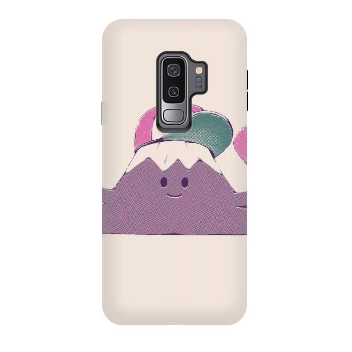 Galaxy S9 plus StrongFit Mount Fuji Summer Sticker by Ilustrata