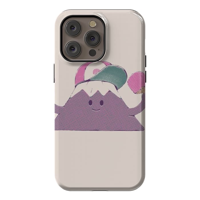 iPhone 14 Pro max StrongFit Mount Fuji Summer Sticker by Ilustrata