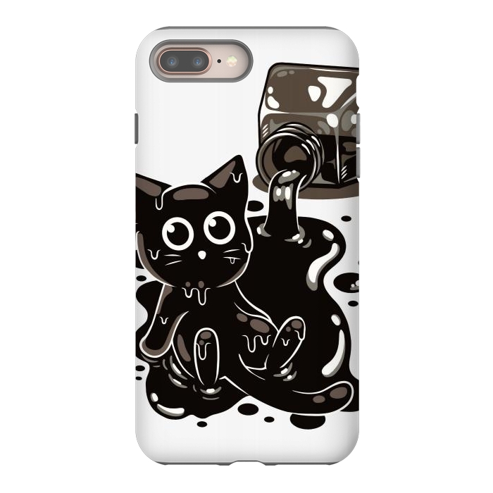 iPhone 7 plus StrongFit Ink Kitty by LM2Kone
