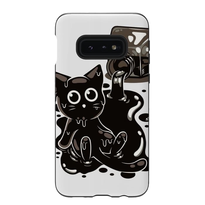 Galaxy S10e StrongFit Ink Kitty by LM2Kone