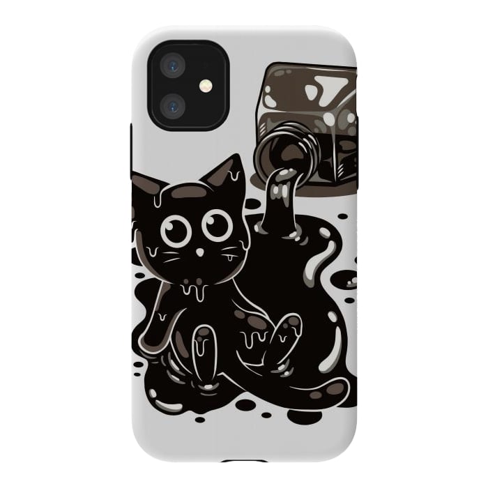 iPhone 11 StrongFit Ink Kitty by LM2Kone