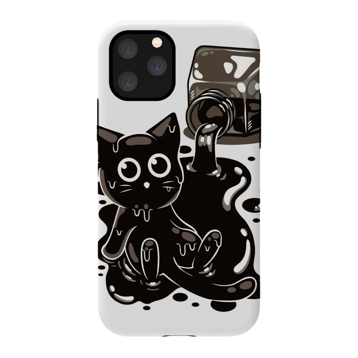 iPhone 11 Pro StrongFit Ink Kitty by LM2Kone