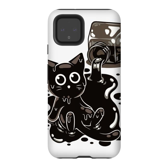 Pixel 4 StrongFit Ink Kitty by LM2Kone
