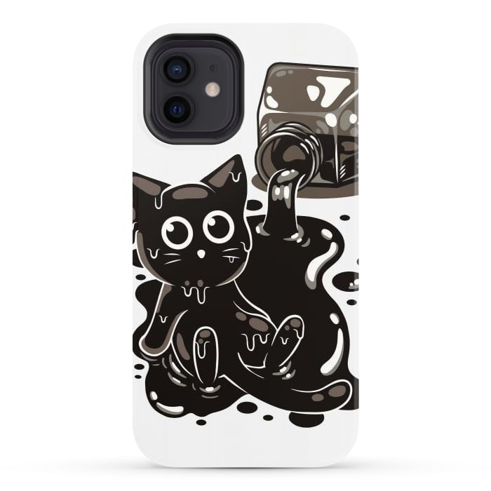 iPhone 12 StrongFit Ink Kitty by LM2Kone