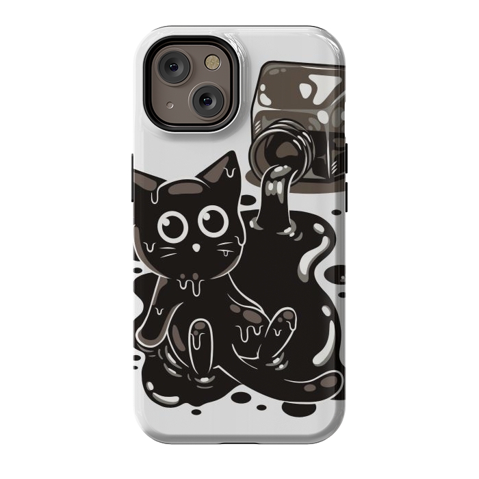 iPhone 14 StrongFit Ink Kitty by LM2Kone