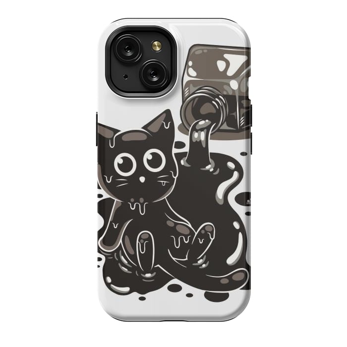 iPhone 15 StrongFit Ink Kitty by LM2Kone