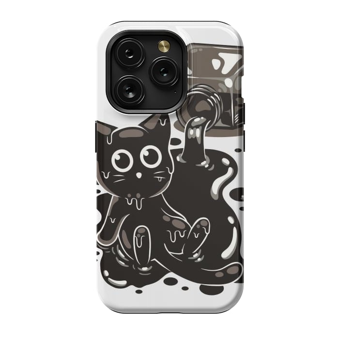 iPhone 15 Pro StrongFit Ink Kitty by LM2Kone