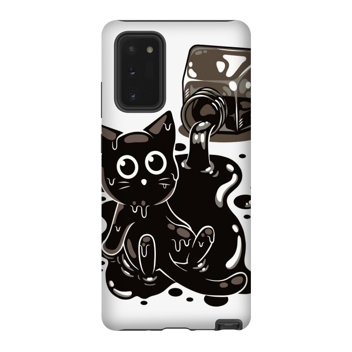 Galaxy Note 20 StrongFit Ink Kitty by LM2Kone