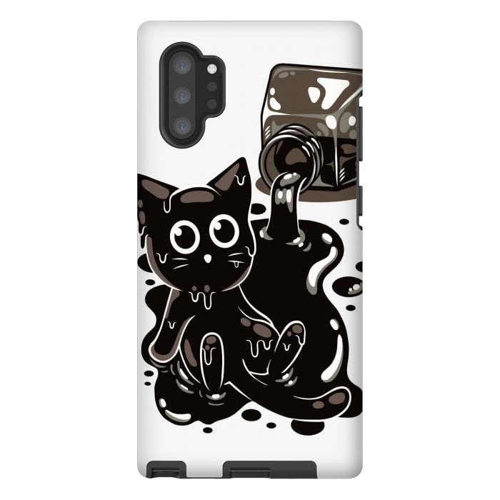 Galaxy Note 10 plus StrongFit Ink Kitty by LM2Kone