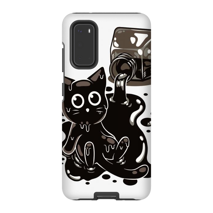 Galaxy S20 StrongFit Ink Kitty by LM2Kone