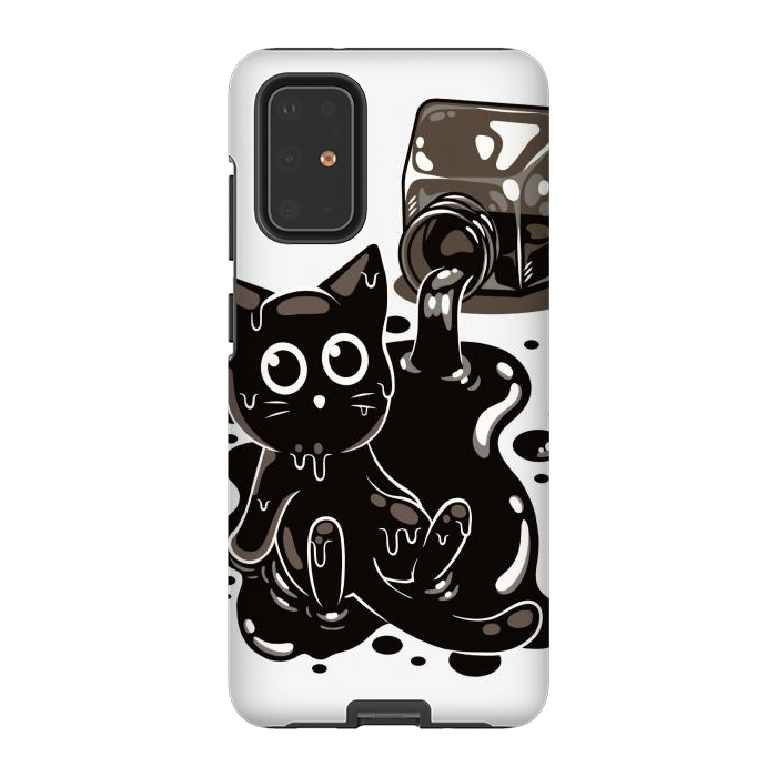 Galaxy S20 Plus StrongFit Ink Kitty by LM2Kone