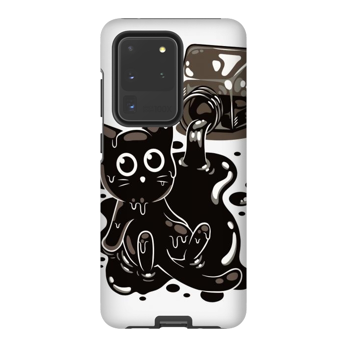 Galaxy S20 Ultra StrongFit Ink Kitty by LM2Kone