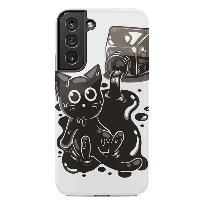 Galaxy S22 plus StrongFit Ink Kitty by LM2Kone