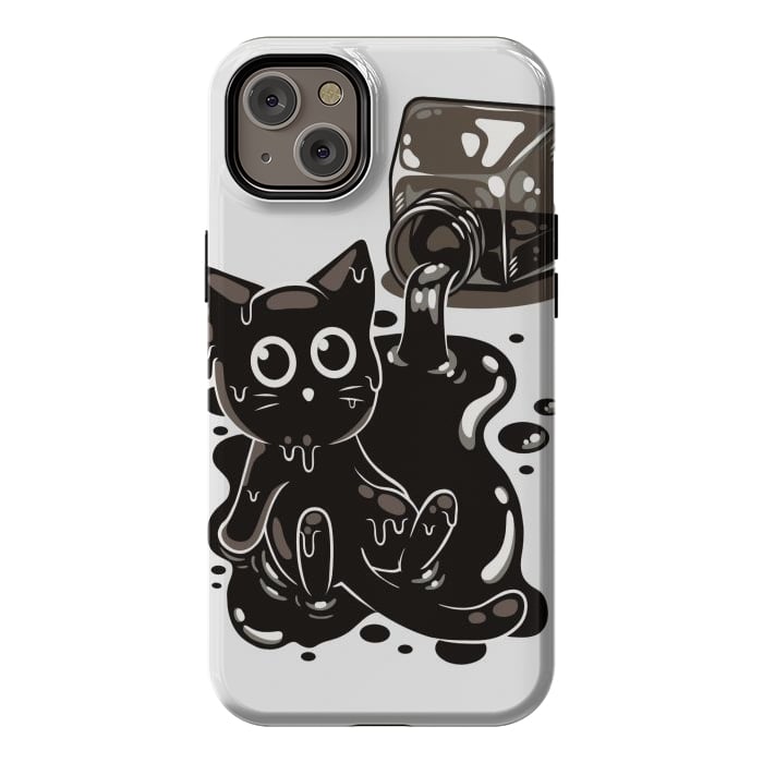 iPhone 14 Plus StrongFit Ink Kitty by LM2Kone
