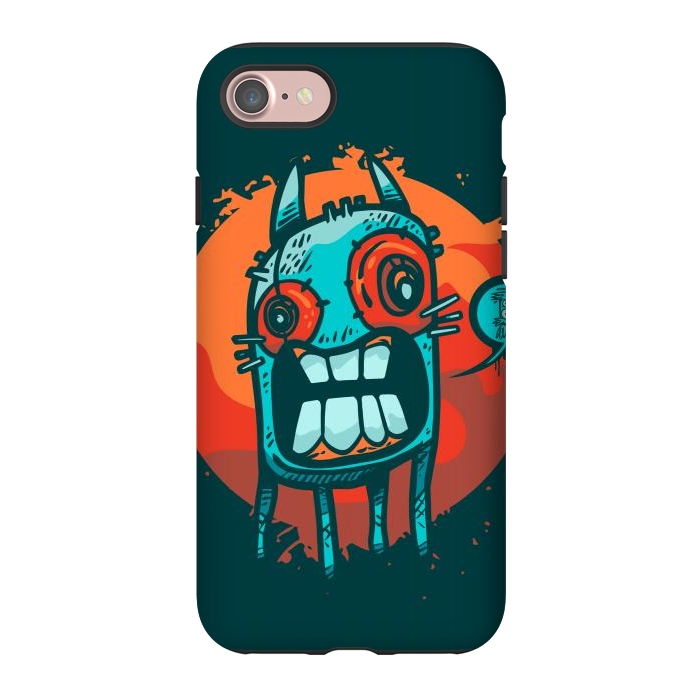 iPhone 7 StrongFit happy monster by Manuvila
