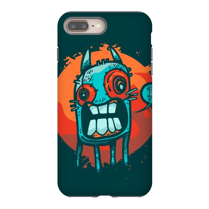 iPhone 7 plus StrongFit happy monster by Manuvila