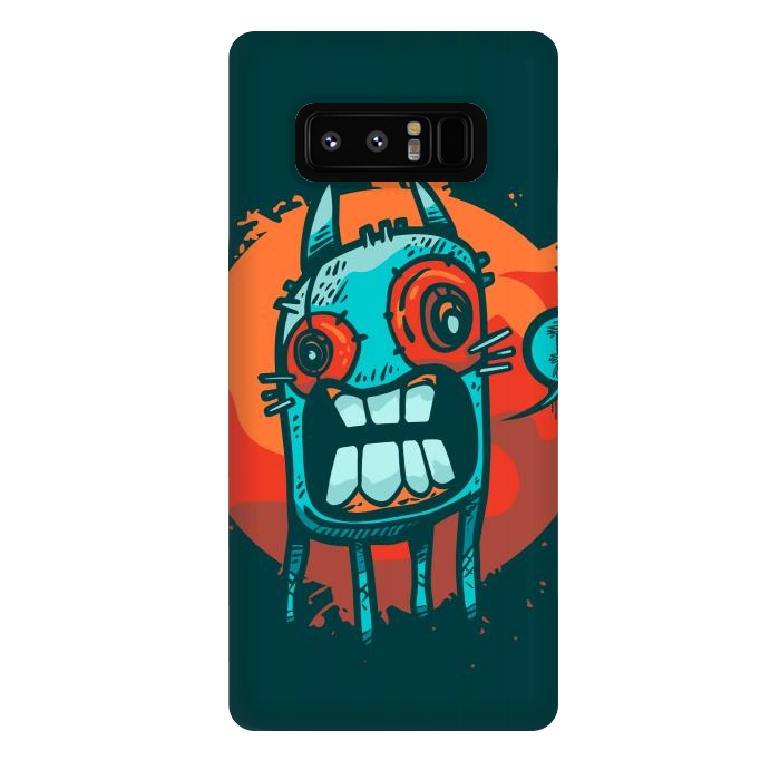 Galaxy Note 8 StrongFit happy monster by Manuvila