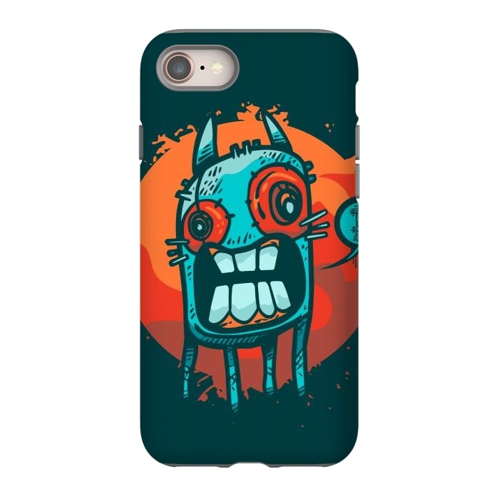 iPhone 8 StrongFit happy monster by Manuvila