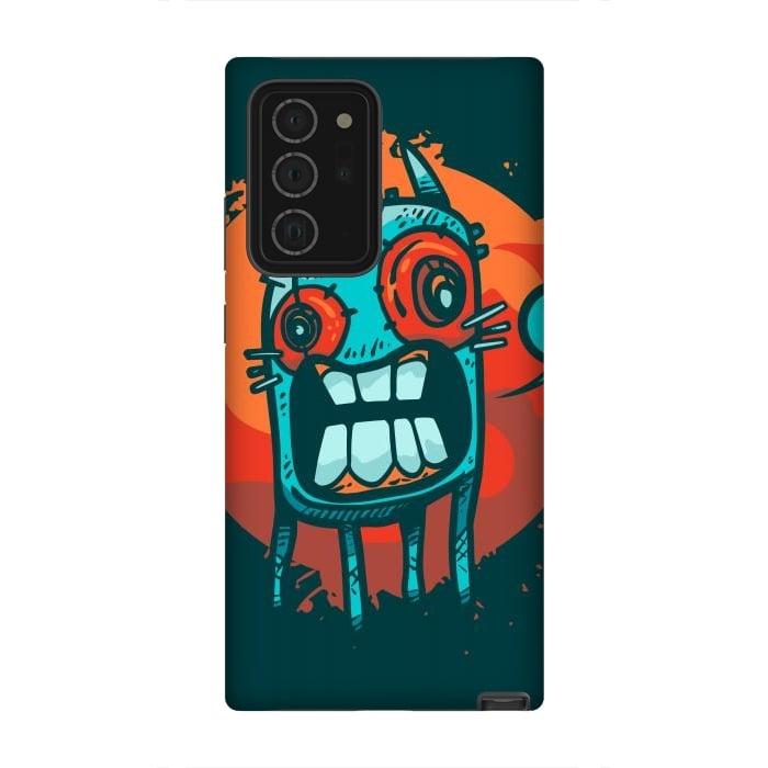 Galaxy Note 20 Ultra StrongFit happy monster by Manuvila
