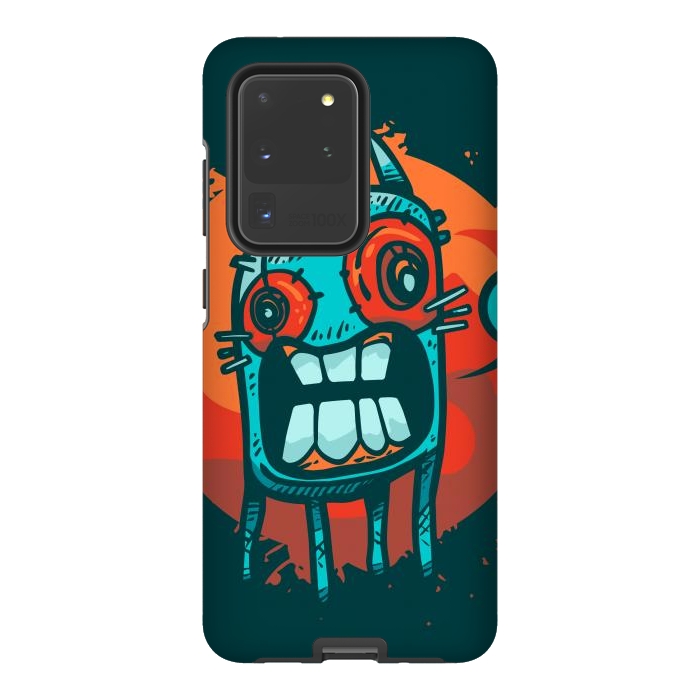 Galaxy S20 Ultra StrongFit happy monster by Manuvila