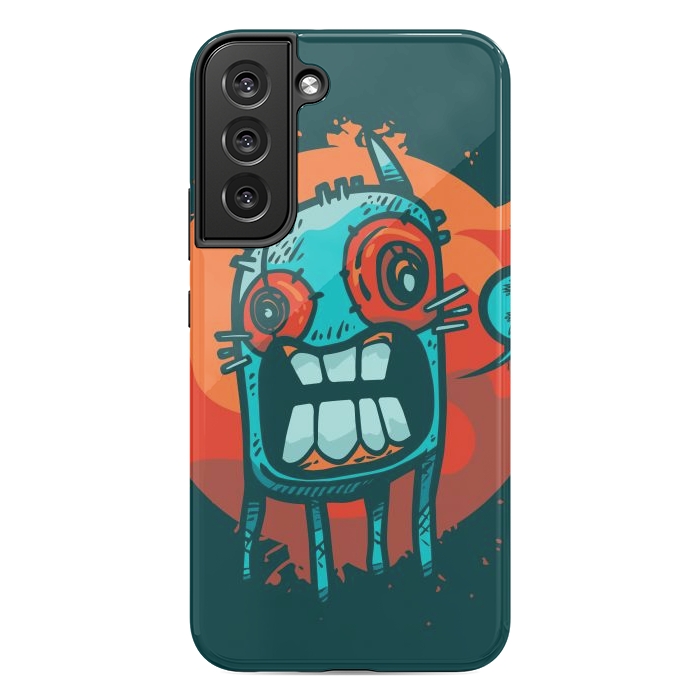 Galaxy S22 plus StrongFit happy monster by Manuvila