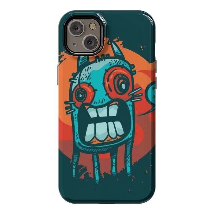 iPhone 14 Plus StrongFit happy monster by Manuvila