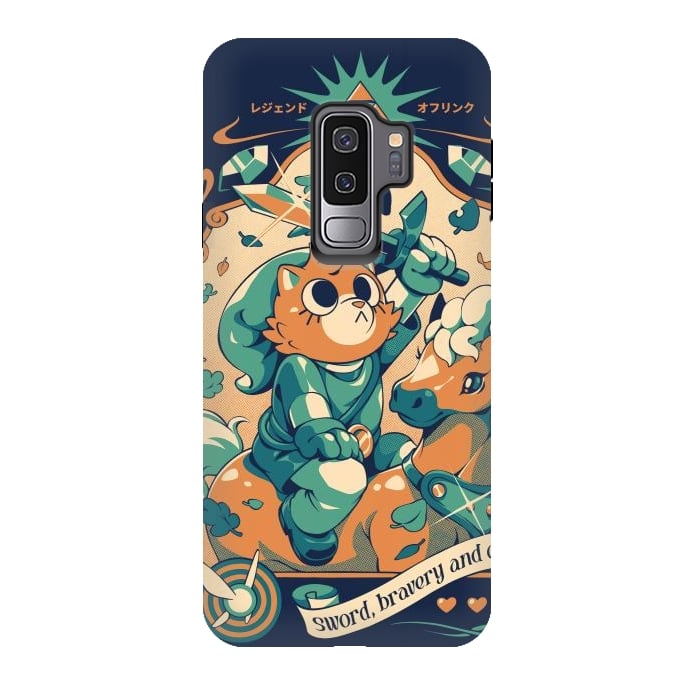 Galaxy S9 plus StrongFit Neko's Awakening by Ilustrata