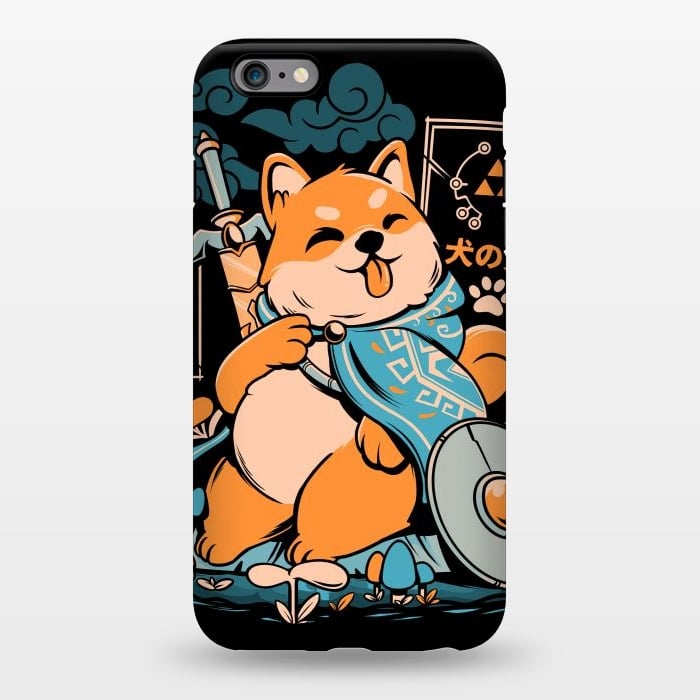 iPhone 6/6s plus StrongFit The Legend of Dog - Black Version by Ilustrata