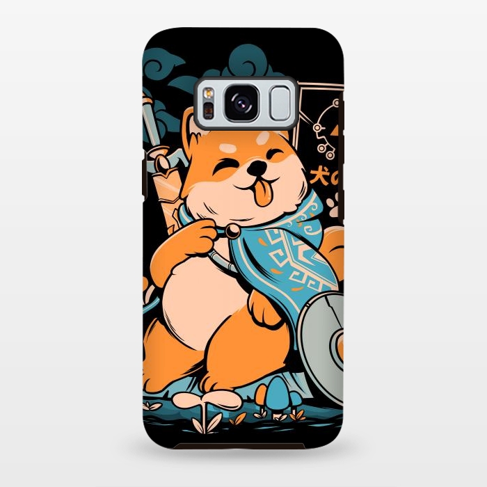 Galaxy S8 plus StrongFit The Legend of Dog - Black Version by Ilustrata