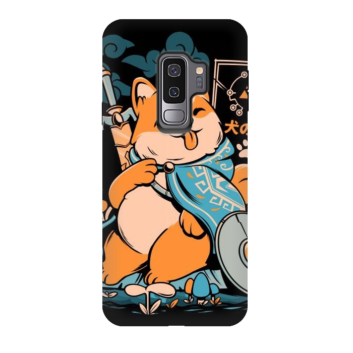 Galaxy S9 plus StrongFit The Legend of Dog - Black Version by Ilustrata