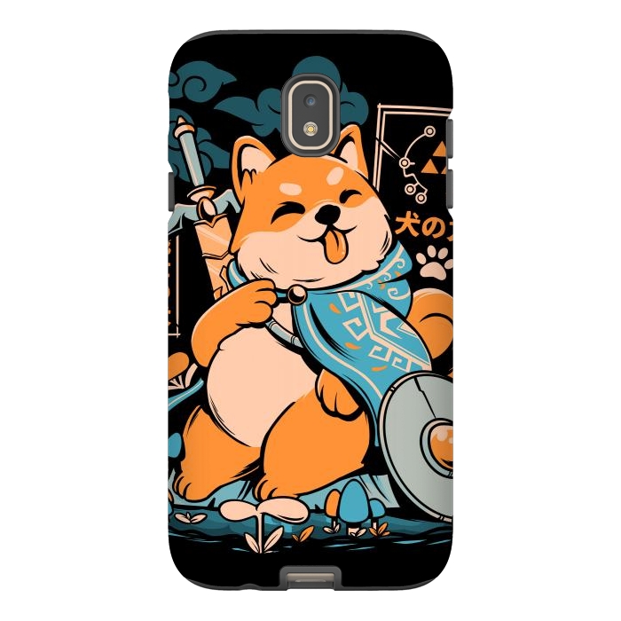 Galaxy J7 StrongFit The Legend of Dog - Black Version by Ilustrata