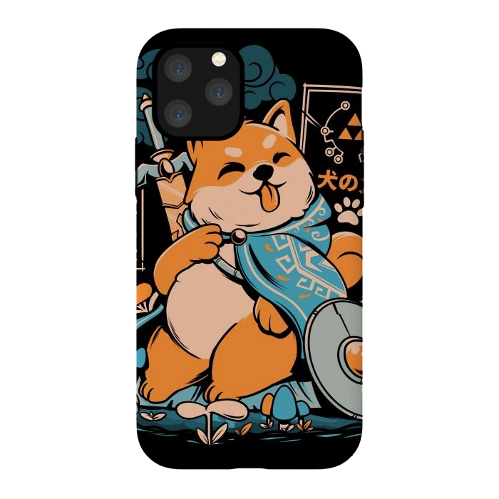 iPhone 11 Pro StrongFit The Legend of Dog - Black Version by Ilustrata