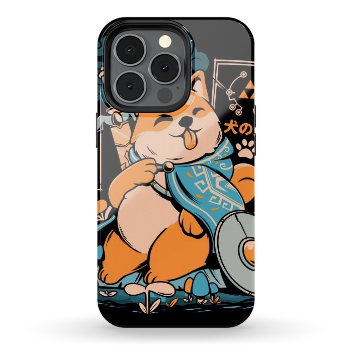 iPhone 13 pro StrongFit The Legend of Dog - Black Version by Ilustrata