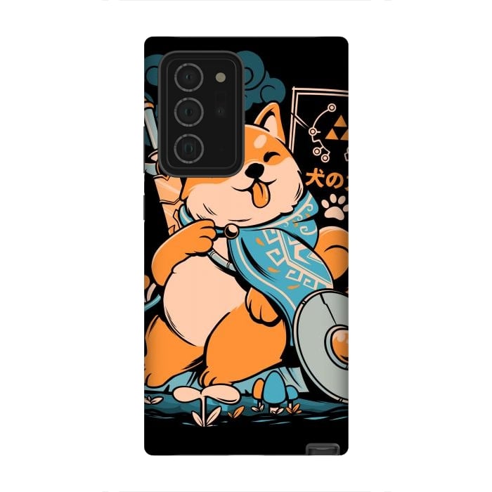 Galaxy Note 20 Ultra StrongFit The Legend of Dog - Black Version by Ilustrata