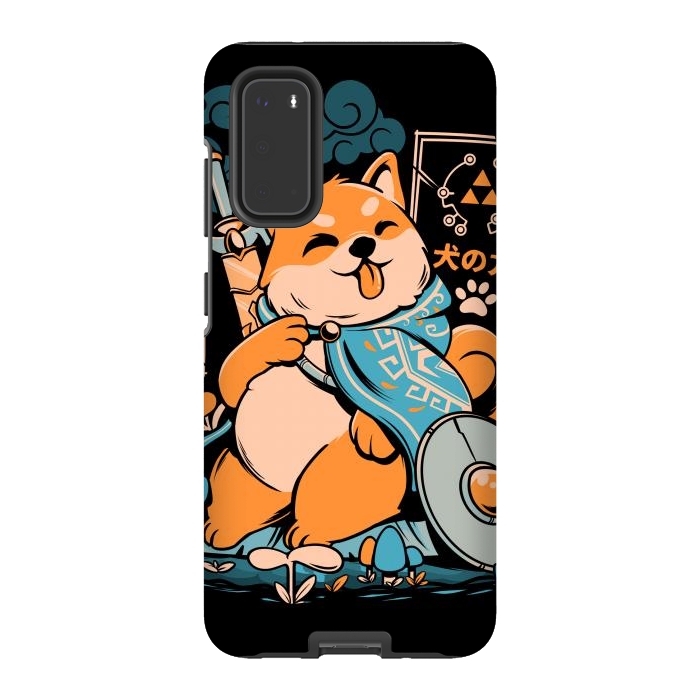 Galaxy S20 StrongFit The Legend of Dog - Black Version by Ilustrata