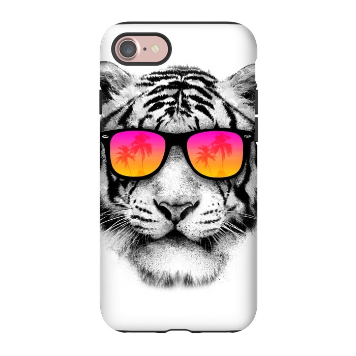 iPhone 7 StrongFit The Coolest Tiger by Mitxel Gonzalez