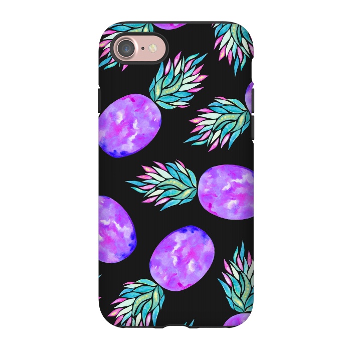 iPhone 7 StrongFit Pineapple a la mode by Amaya Brydon