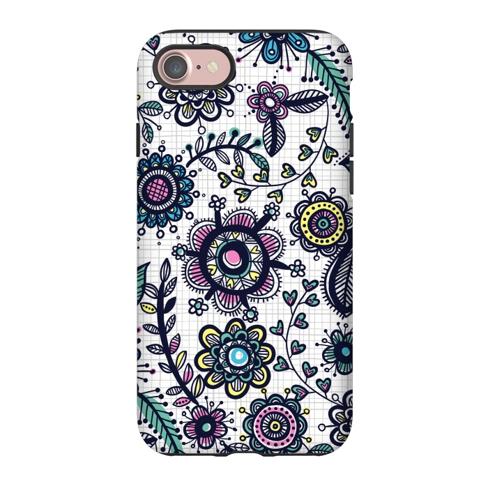 iPhone 7 StrongFit linea floral by Laura Grant