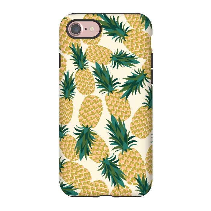 iPhone 7 StrongFit Pineapples by Laura Grant