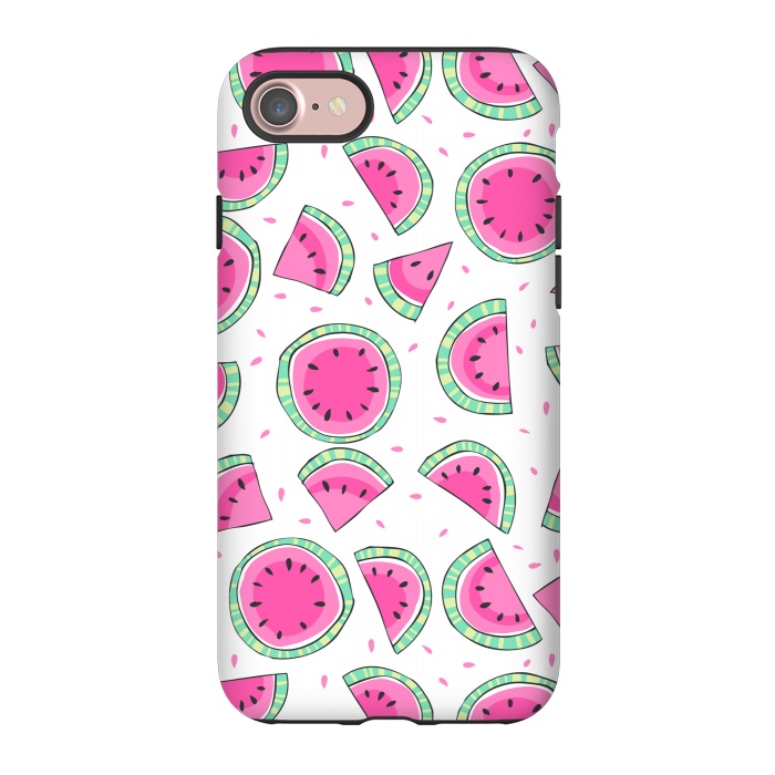 iPhone 7 StrongFit Watermelons by Laura Grant