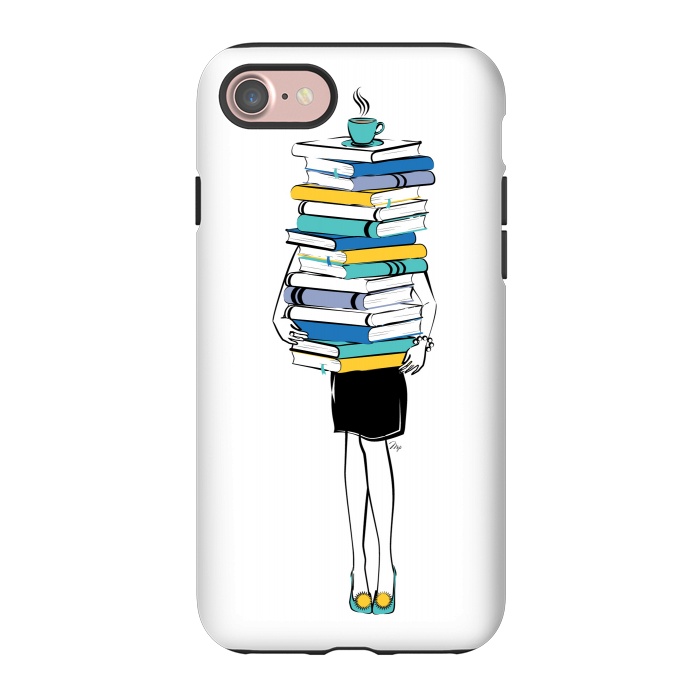 iPhone 7 StrongFit Book Worm by Martina
