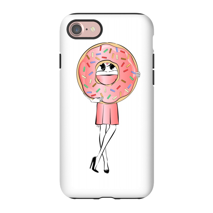 iPhone 7 StrongFit Donut Girl by Martina